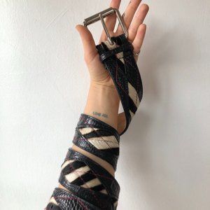 Michael Kors Cowhide Leather Belt